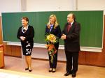 Mgr. Kateřina Valachová, Ph.D., RNDr. Petr Viták, paní třídní učitelka Mgr. Jana Jeřábková